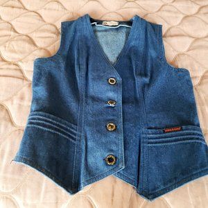 🍁Vintage Demin Sleeveless vest.